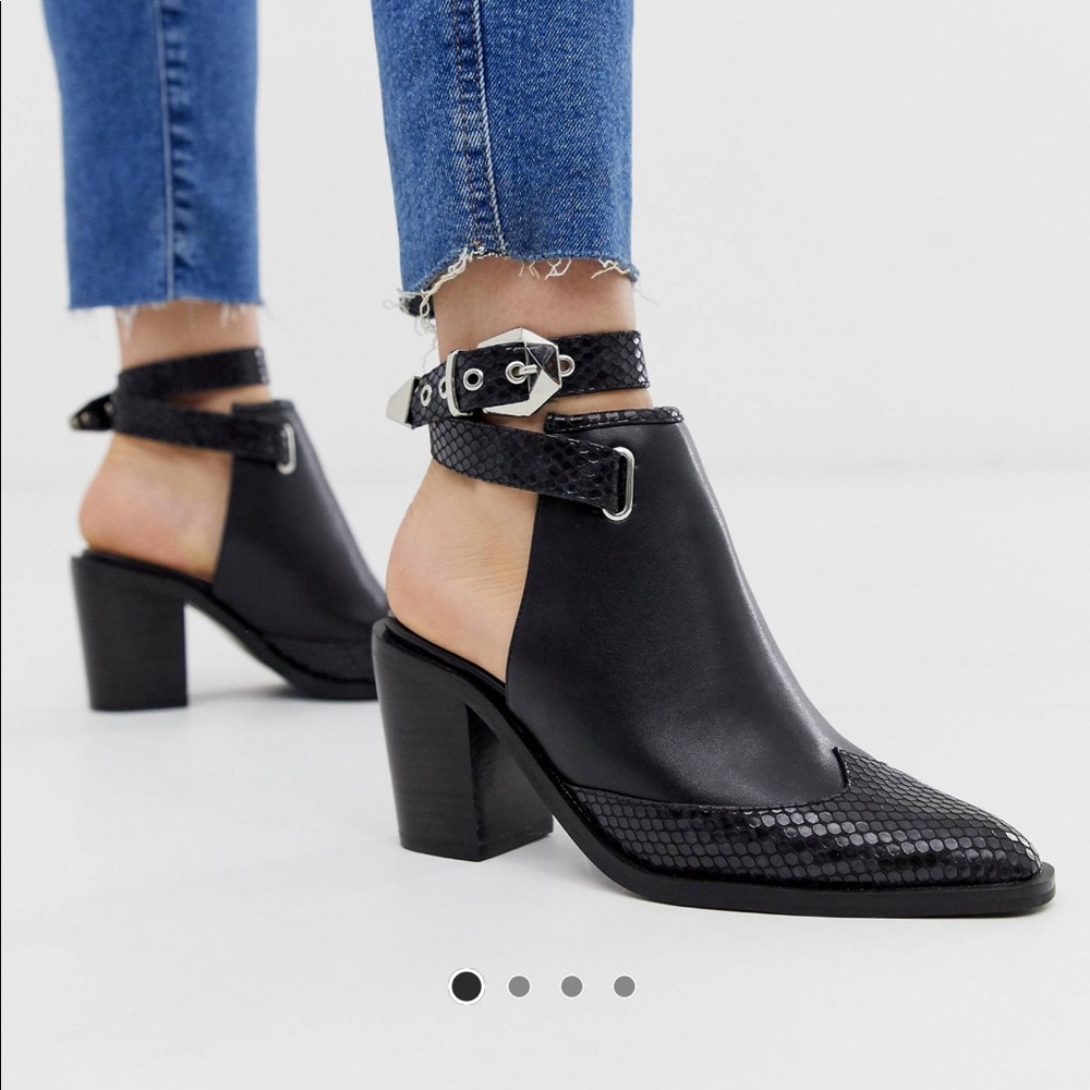 ASOS ripely western bootie